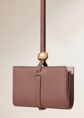 Kayé Card Holder - Textured Duo Blush