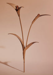 Touka Flower - Textured Trio Tan