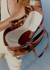 Cyme Mini - Cognac Canvas
